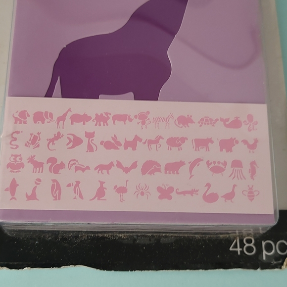Stencils Animal icons 48 PC crafts for painting art for kids or professional - Picture 2 of 6